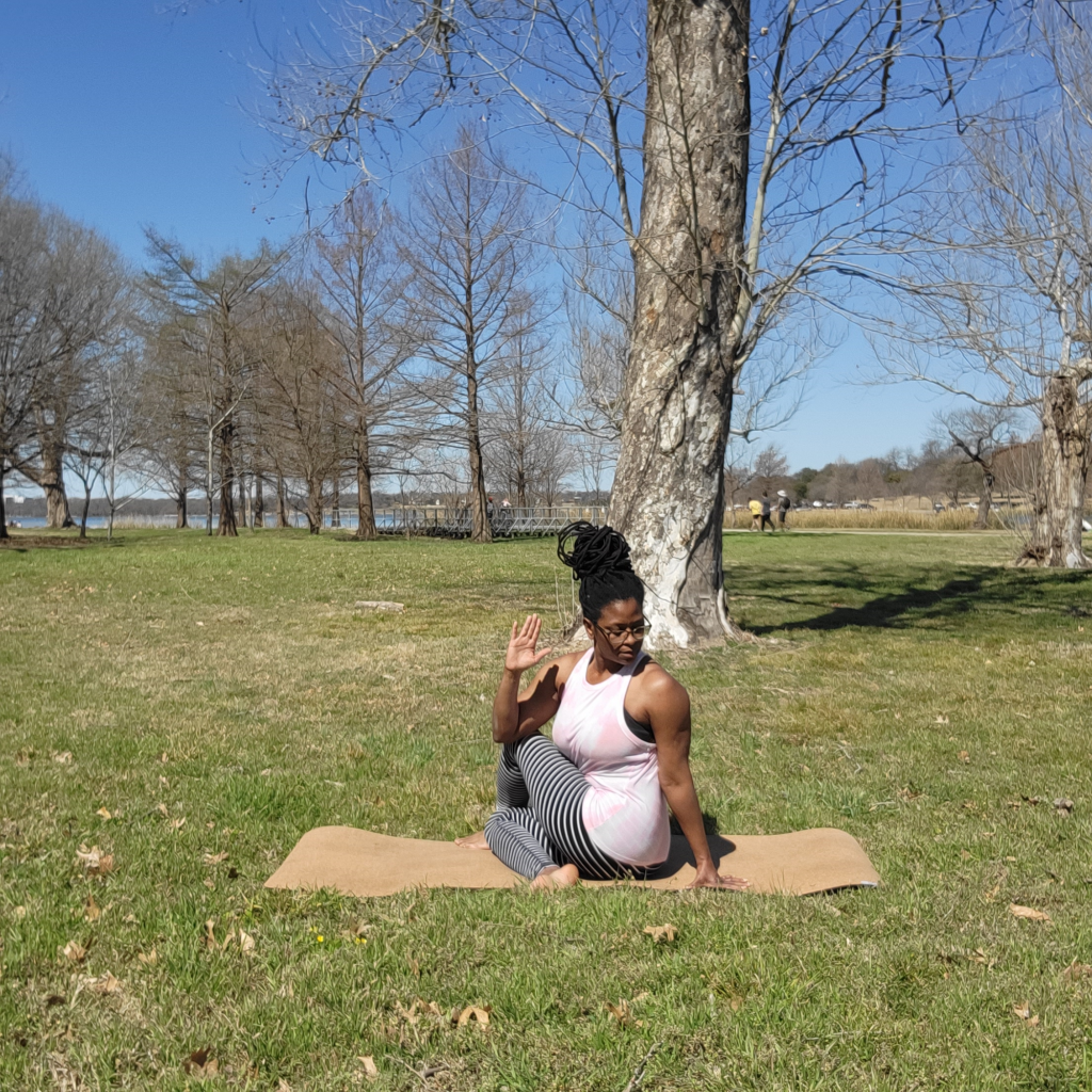Seated Spinal Twist Pose